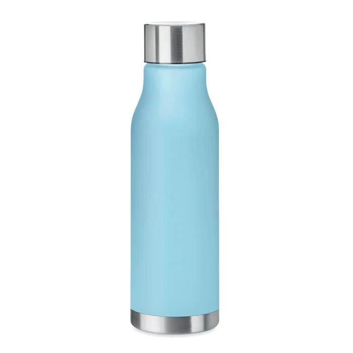 Bouteille en PET recyclé avec finition inox- 600ml – GLACIER RPET – Image 6