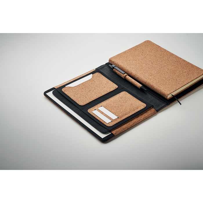 Conférencier A5 en liège avec stylo – fermeture élastique – ORIGIN – Image 7