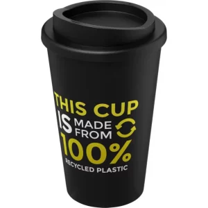 Mug double paroi en plastique recyclé – 350ml